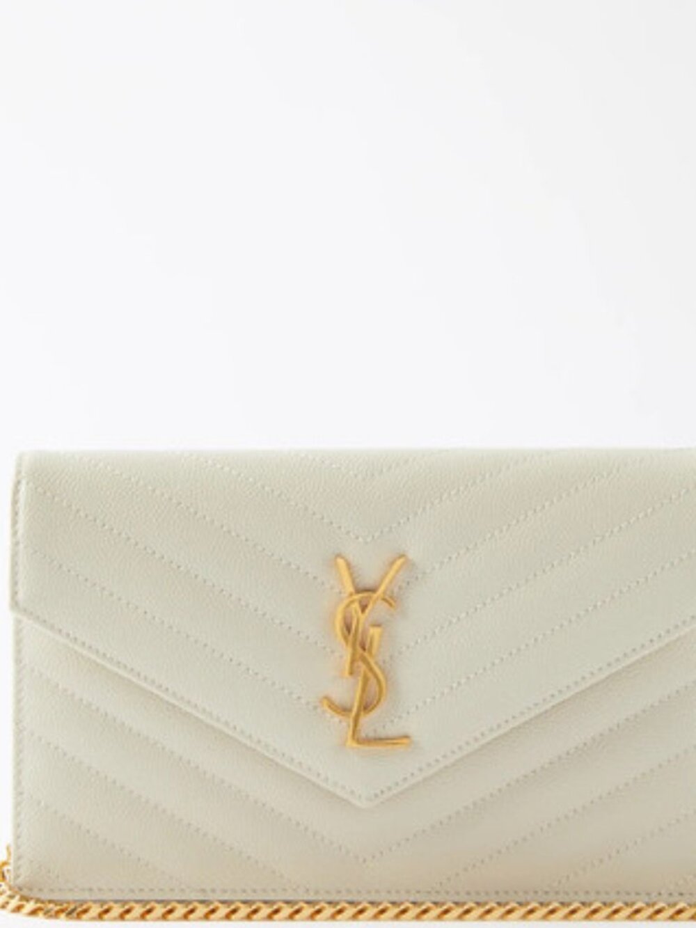 Saint Laurent YSL-logo quilted-leather shoulder bag